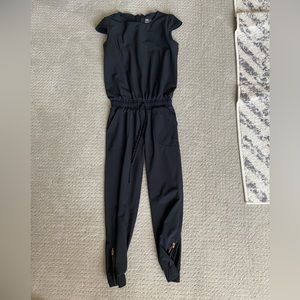 Albion Kids Black Jumpsuit Matching Set
